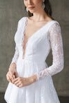 vestido-de-novia-corto-escote-en-V-manga-larga-boda-civil-vestdo-de-cambio-2