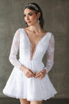 vestido-de-novia-corto-escote-en-V-manga-larga-boda-civil-vestdo-de-cambio-3