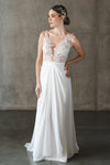 vestido-de-novia-falda-lisa-corpiño-en-encaje-con brillo-13