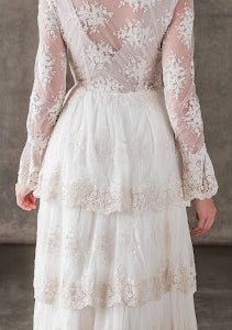 vestido-estilo-boho-boho-chic-manga-larga-encaje-escote-en-V-4