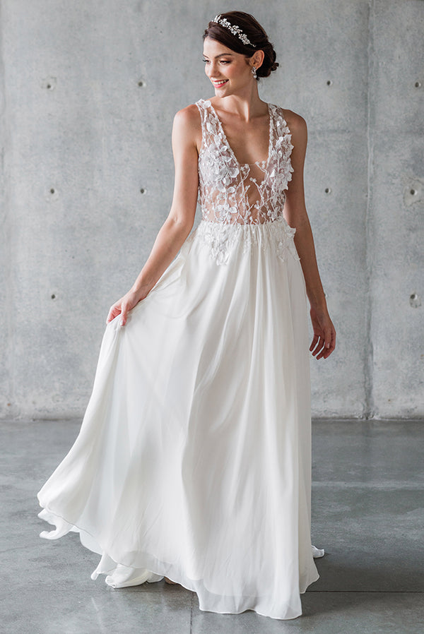 Vestido de novia Loto