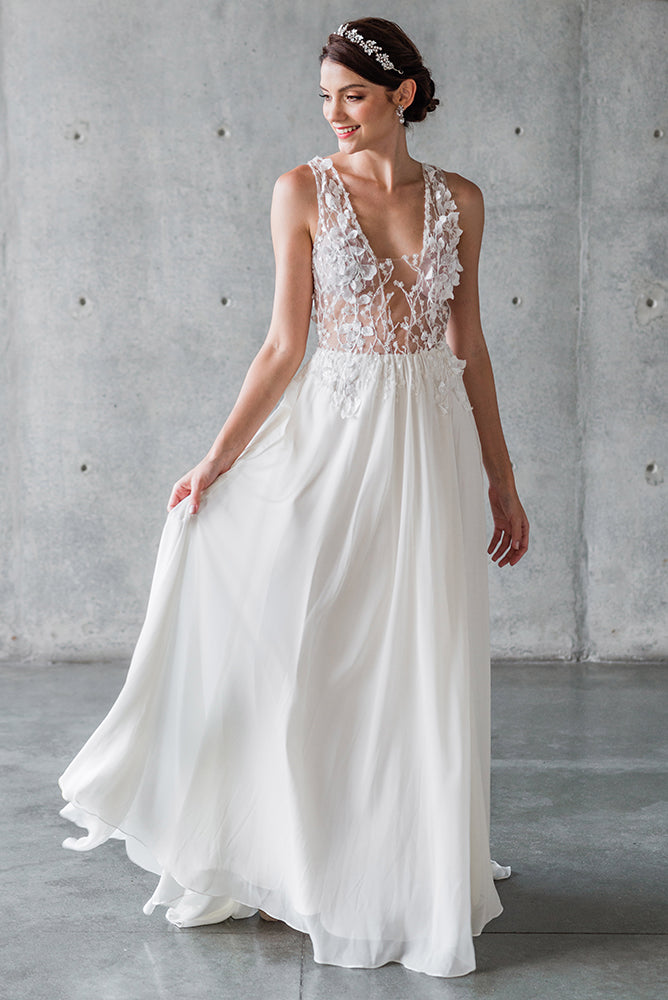 Vestido de novia Loto